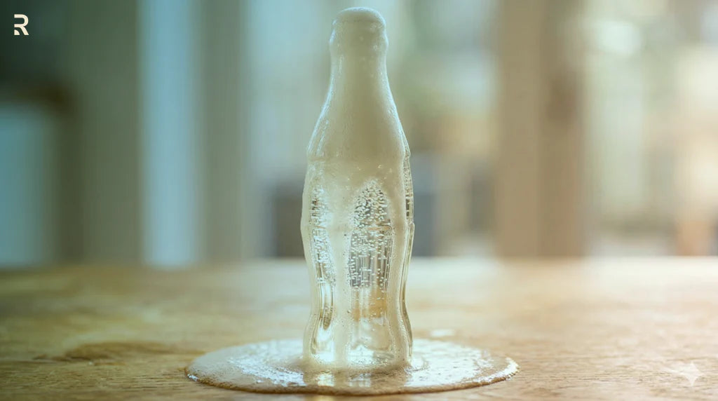 उफनती हुई सोडा की बोतल — शीघ्रपतन (जल्दी स्खलन) का रूपक चित्रण